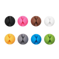 Self-Adhesive Cable Clips for Desk Organization, Wire Management Holders