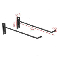 Wall-Mounted Sports Ball Display Rack for Basketball, Football, Volleyball
