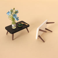 Dollhouse Miniature Coffee Table Sofa Side Table