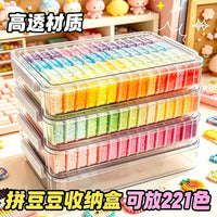 Perler Bead Storage Organizer Box with Individual Compartments