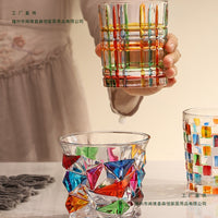 Luxury Glass Toothbrush Holder and Rinse Cup Set for Bathroom