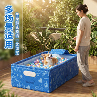 Foldable Pet Bath Tub for Dogs and Cats, Multi-purpose Collapsible Washing Basin