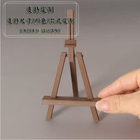 Dollhouse Miniature Easel with Painting for BJD Photography Props