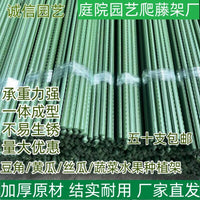 Plastic-Coated Steel Plant Support Stakes for Climbing Vines, Cucumbers, Beans, Tomatoes, Grapes, Passion Fruit