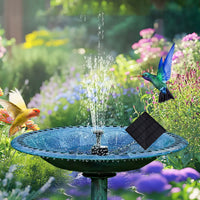 Solar-Powered Floating Fountain Pump with LED Lights for Garden and Pond