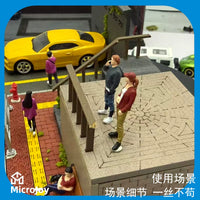 1/64 Scale Hand-Painted Miniature Resin Figure Models for Dioramas and Scene Props