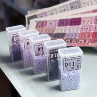 Stackable Transparent Storage Box for Perler Beads with Lid