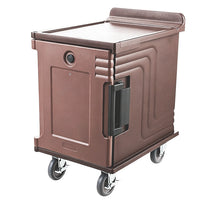 Insulated Food Delivery Cart with Wheels, Commercial Grade Food Warmer/Cooler Box for Catering and Restaurants