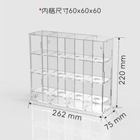 Acrylic Table Tennis Ball & Billiard Ball Display Case, Dustproof Storage Box, No-Glue Assembly, for Numbered Balls