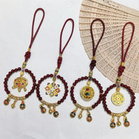 Cinnabar Car Hanging Ornament for Good Fortune and Safety