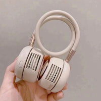 Portable USB Rechargeable Bladeless Neck Fan for Outdoor Commute