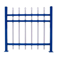 Zinc Steel Fence for Schools, Communities, and Villas - Decorative Garden Barrier