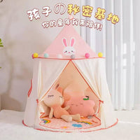 Kids' Play Tent Indoor Princess Castle Foldable Game House Toy Gift