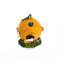 Aquarium Simulation Orange House Ornament for Fish and Shrimp Breeding Hideout
