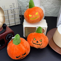 Halloween Pumpkin Plush Keychain Pendant for Bags and Gifts