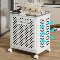Foldable Laundry Hamper with Large Capacity for Bathroom and Home