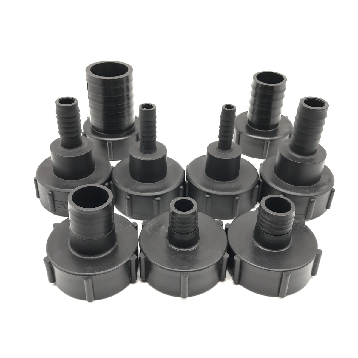 IBC Tote Tank Valve Adapter with 2-inch Coarse Thread to Hose Connector