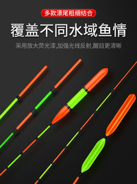 Xiaofengxian Fishing Float Set with Box, High Sensitivity Nanometer Buoy for Wild Fishing, Thickened Eye-Catching Crucian Carp Floats