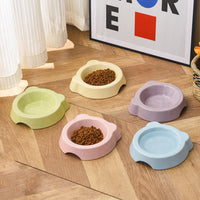 Ceramic Pet Bowl for Cats and Dogs, Wide Mouth Food and Water Dish, Anti-Tip Design