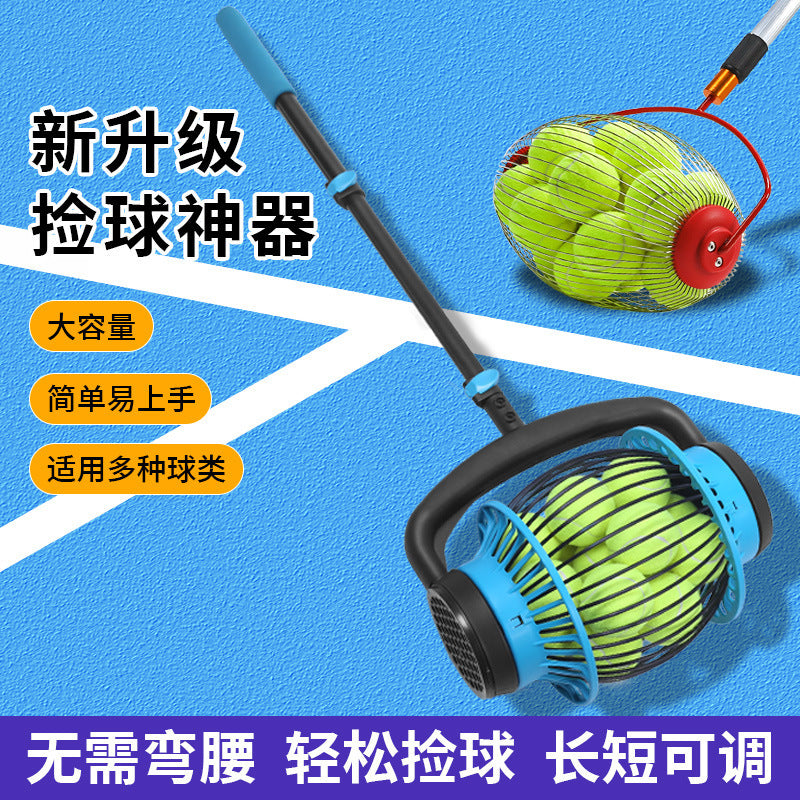 Tennis Ball Collector Picker Upper - No Bending Required