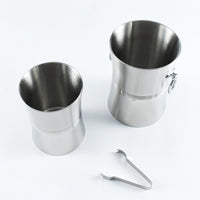 Commercial Stainless Steel Double-Layer Ice Bucket for Wine, Beer, Champagne, and Whiskey