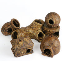 Aquarium Ceramic Hideaway Decor for Fish and Shrimp Breeding