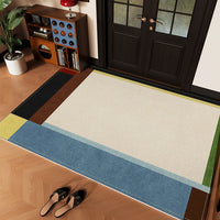 Vintage Entrance Door Mat Non-Slip Coil Mat Dirt Scraper Dust Resistant Foot Mat Bauhaus Doormat