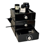 Desktop Drawer-Type Cosmetic Organizer with Storage Box for Office and Home