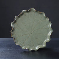 Ceramic Plant Pot Saucer Round Rectangular Bonsai Tray Drip Tray Base
