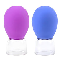Facial Silicone Cupping Set for Lifting, Massage & Scraping - Home Use Vacuum Cupping Therapy