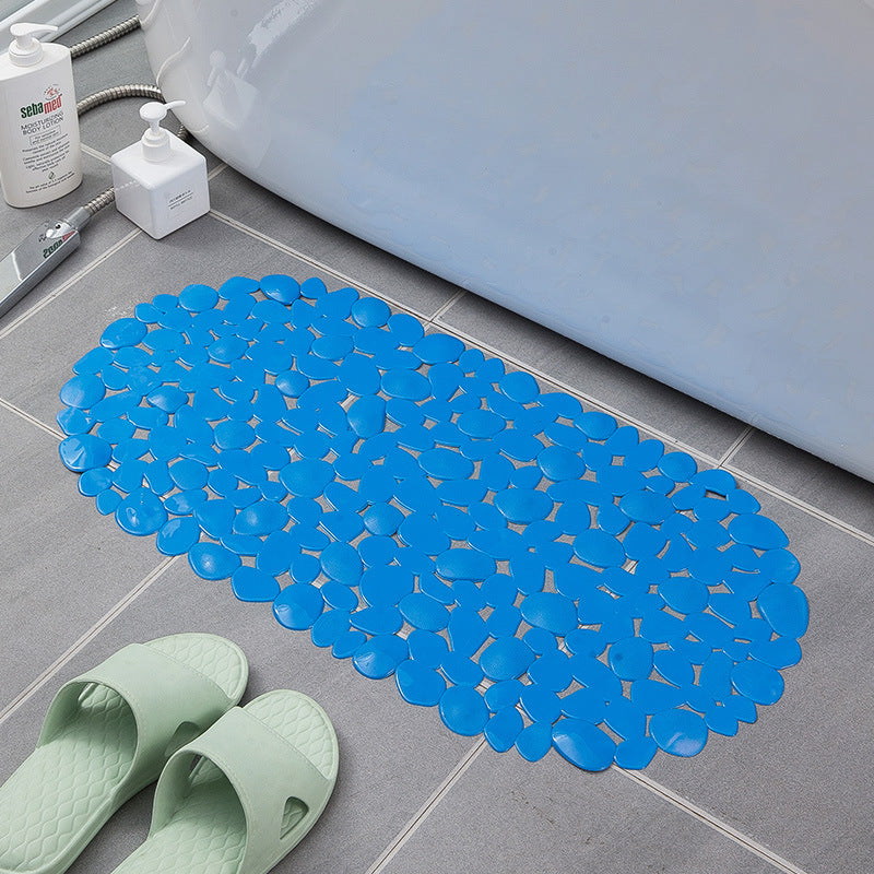 PVC Pebble Non-Slip Bath Mat for Shower and Bathtub