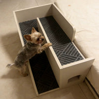 Pet Ramp for Bedside, Small Dog Stairs, Pet Ladder for Getting on Bed