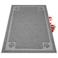 Cat Litter Mat, Non-Slip, Soft on Paws, Traps Litter from Box and Paws, Easy to Clean