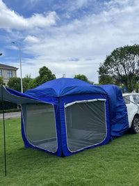 SUV Tailgate Tent for Camping, Outdoor Car Rear Trunk Shelter, 3-4 Person
