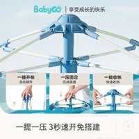 Babygo Foldable Kids Play Tent for Indoor Outdoor Use, Princess Castle or Camping Game House