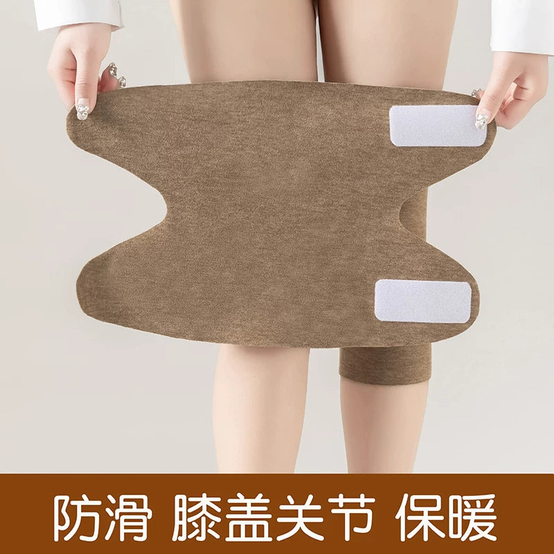 Warm Knee Brace for Cold Weather and Joint Support, Adjustable Hook and Loop Closure