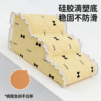Pet Stairs for Small to Medium Dogs and Cats - Washable Non-Slip Ramp for Beds and Sofas