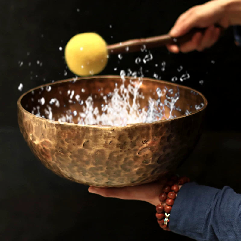 Handcrafted Tibetan Singing Bowl for Yoga, Meditation, and Sound Healing
