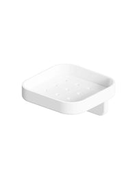 Wall-Mounted Punch-Free Bathroom Organizer with Toothbrush Holder and Liquid Soap Dispenser