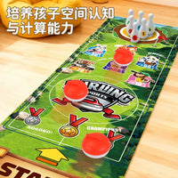 Mini Portable Tabletop Curling Game Set for Kids & Adults, Indoor Family Fun & Team Building Activity