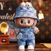 Labubu 17cm Vinyl Doll Clothes Set for Sitting Party Series 1, 2, and 3
