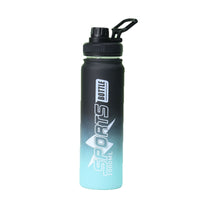 Large Capacity Gradient Color Water Bottle with Scale Markings for Sports and Outdoor Activities