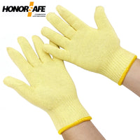 Meta-Aramid Heat Resistant Gloves for High Temperature Protection, Double Layer, Wear-Resistant, Breathable, 250°C