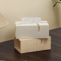 Modern Luxury Resin Tissue Box for Living Room Decor