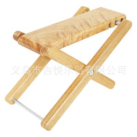Adjustable Wooden Guitar Footstool for Classical and Acoustic Guitars