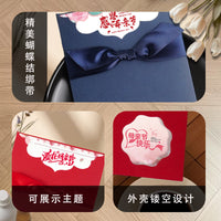 Elegant Blank Greeting Cards with Hollow-out Design for Various Occasions