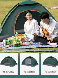 Pop-Up Camping Tent Automatic Setup UV Protection for 2-4 People