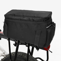 Electric Bicycle Motorcycle Rear Seat Bag Raincoat Storage Charger Pouch