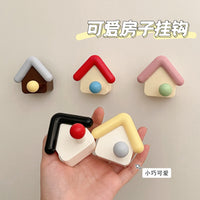 Cute House Shaped Self-Adhesive Hooks for Home Organization