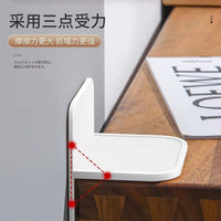 Self-Adhesive Furniture Anti-Tip Kit for Child Safety - No-Drill Cabinet, Shoe Rack, Wardrobe, Bookshelf Fixings